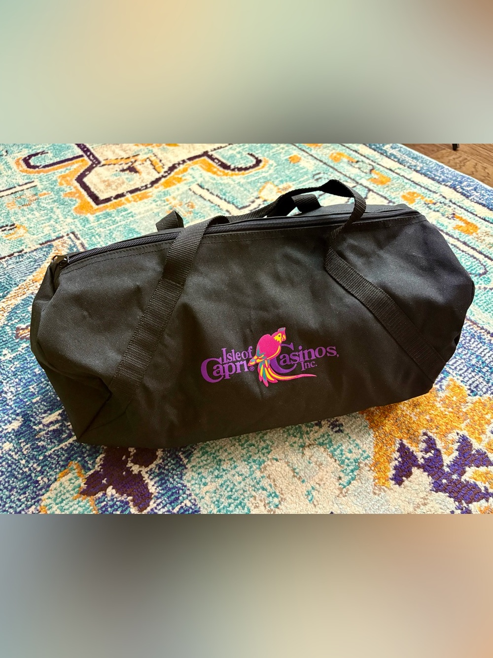 VTG 1990s Isle of Capri Casinos Small Gym Duffle Bag